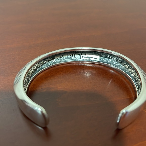 Amazing Kenneth Johnson Sterling Silver & Copper Cuff Bracelet - Picture 12 of 12